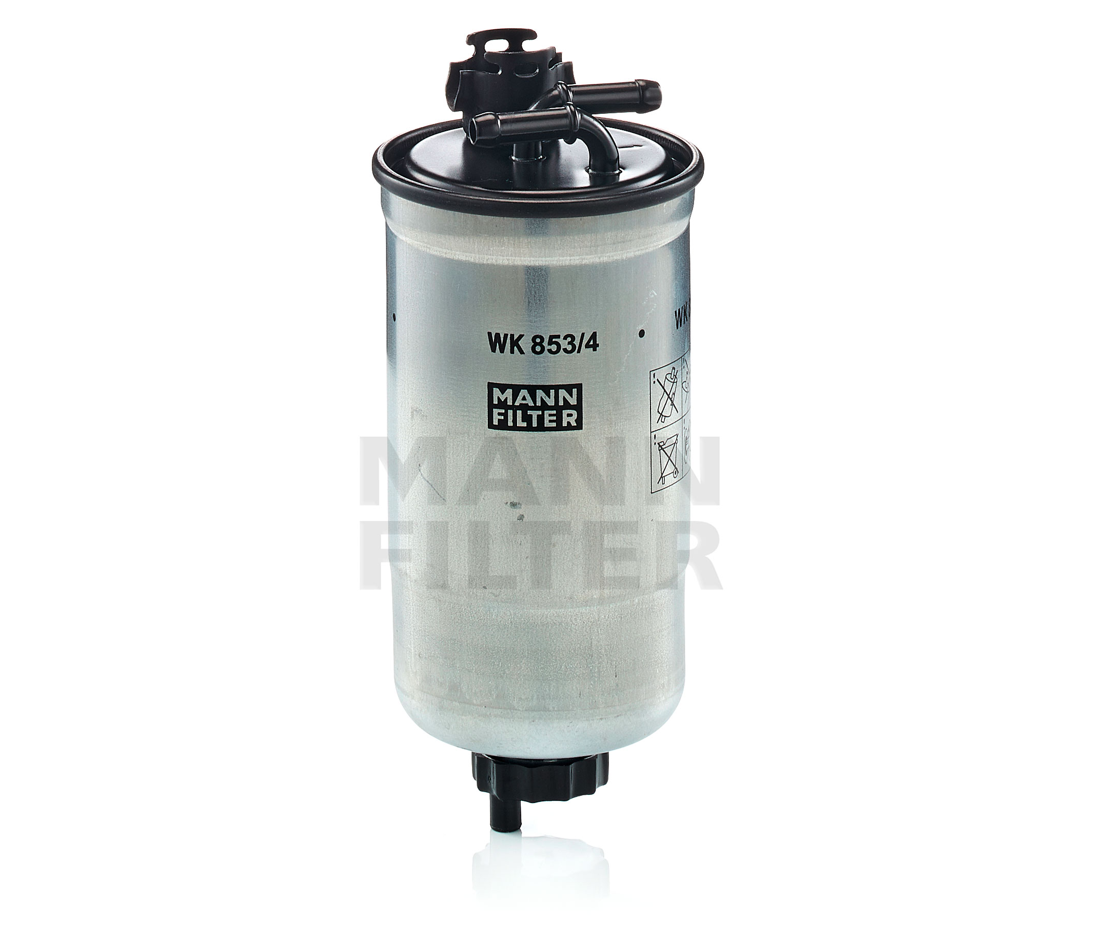 Įsigykite MANN-FILTER Kuro filtras Prekės Nr.: WK 853/4 z už žemiausią 38,24 € kainą