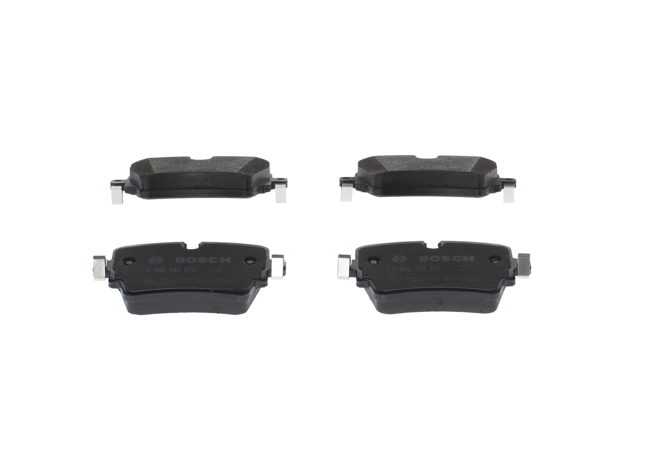 Compre online originais a baixo custo Pastilhas de travão 0 986 494 874 comparáveis com os números OEM C2D49907
