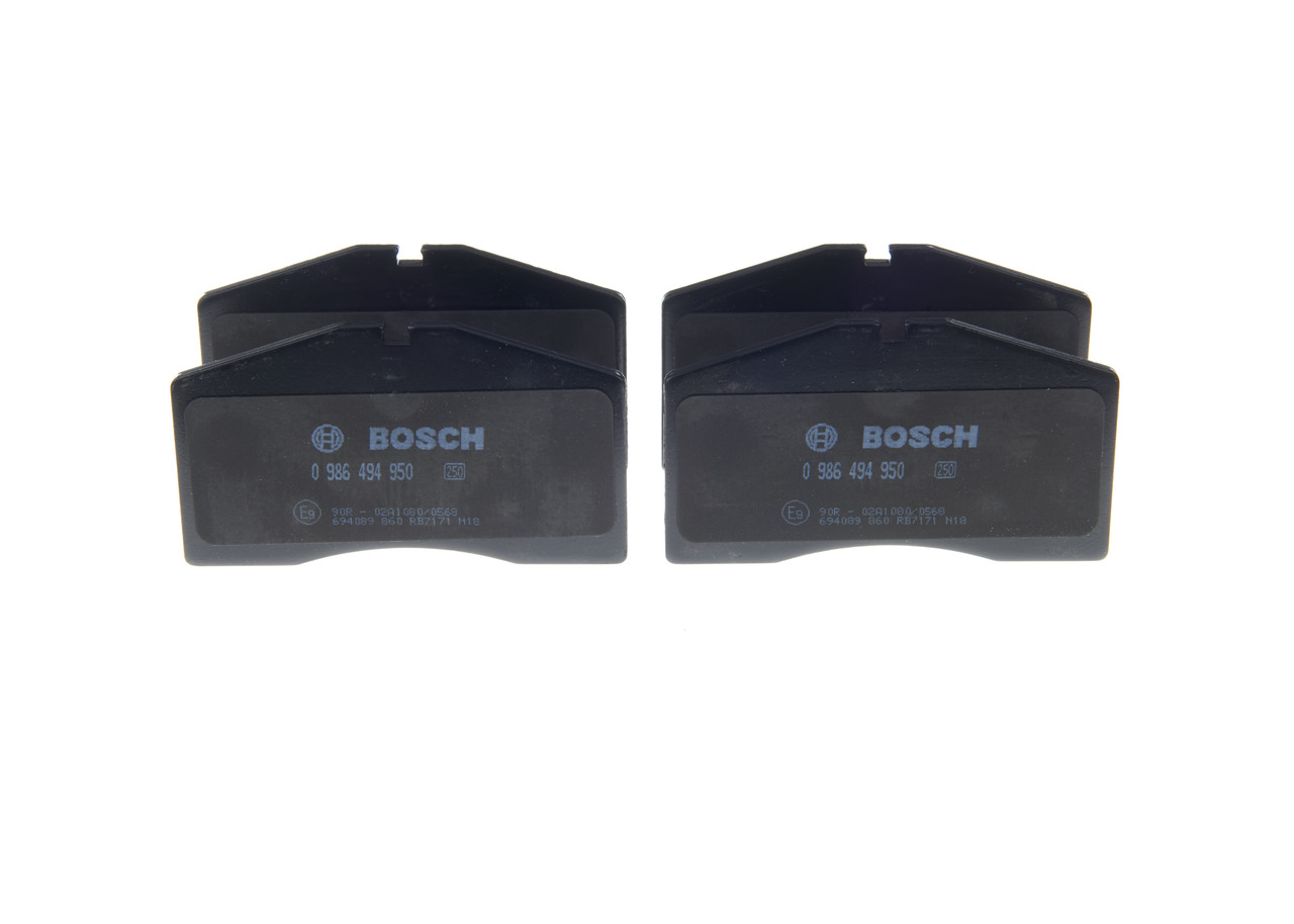 Köp BOSCH Bromsbelägg Produktnummer: 0 986 494 950 till det förmånliga priset av 1482,85 kr
