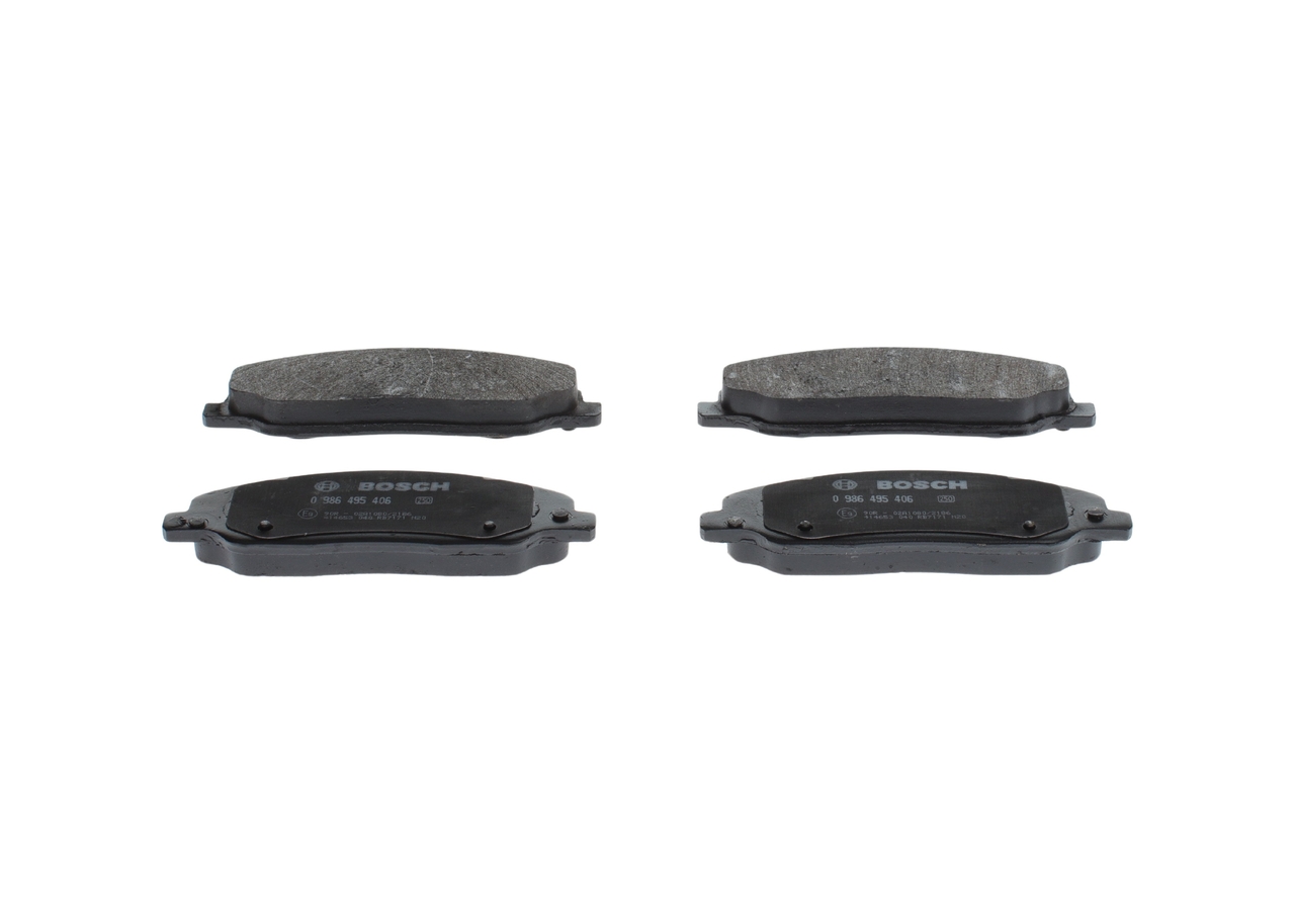 Cumpărați online Plăcuțe de frână 0 986 495 406 original/ă și la un preț mic, compatibil/ă cu nr. OEM 8R3Z2001A