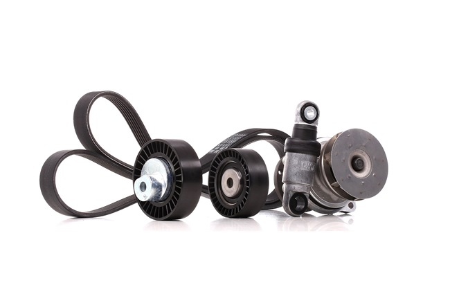 Pompe à eau+Jeu de courroie trapézoïdale à nervures 032 145 933 AB