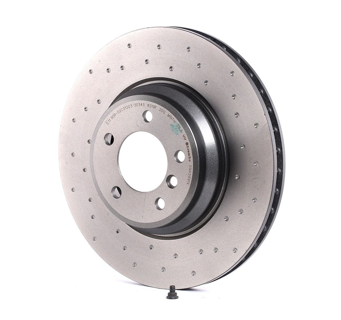 Köp BREMBO Bromsskiva Produktnummer: 09.A599.1X till det förmånliga priset av 1731,71 kr