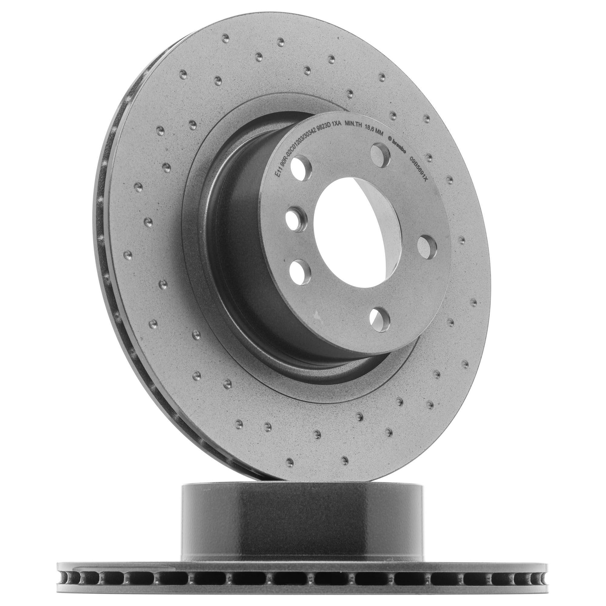 Köp BREMBO Bromsskiva Produktnummer: 09.B569.1X till det förmånliga priset av 1299,77 kr