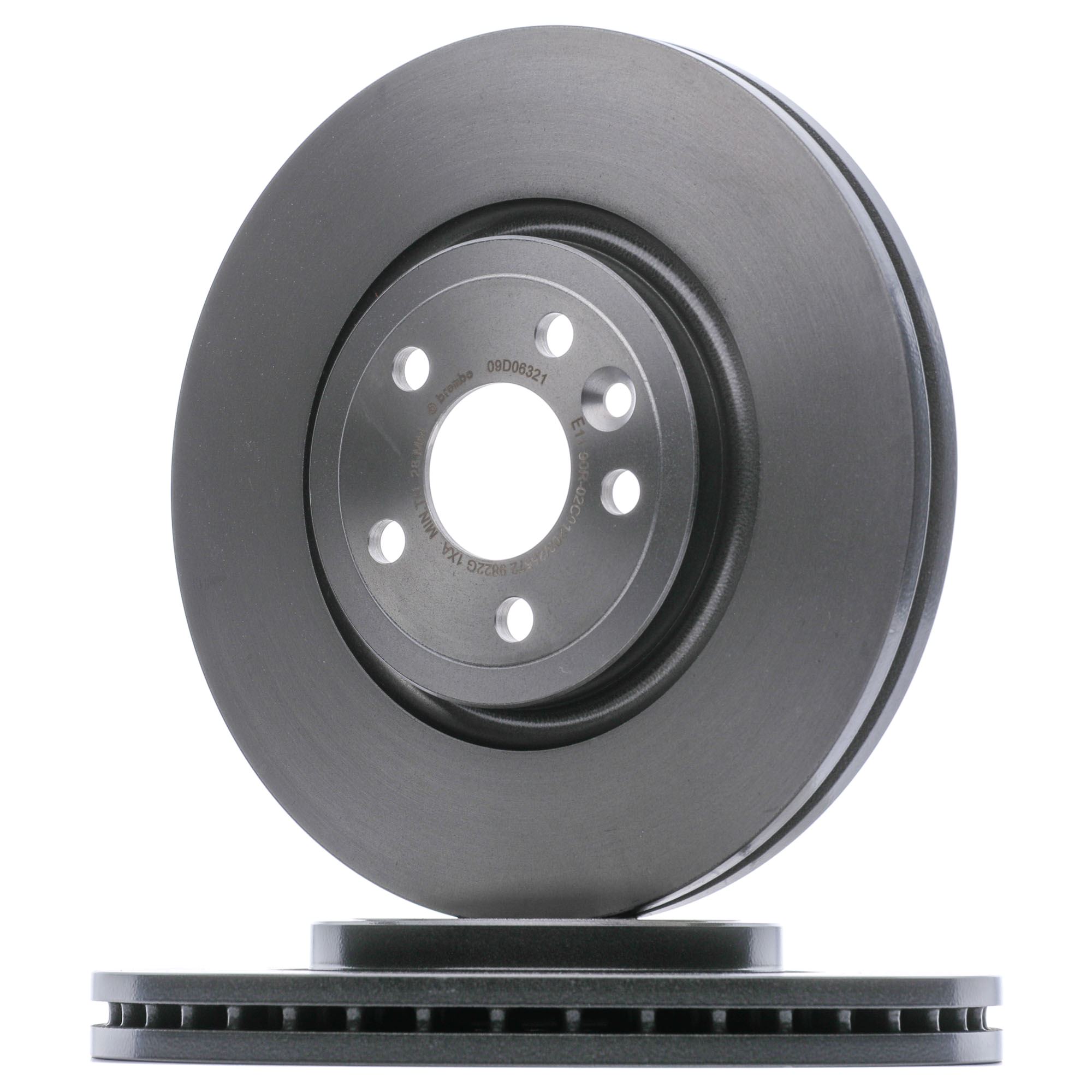 Kupite BREMBO Zavorni kolut Št. izdelka: 09.D063.21 po nizki ceni 90,69 €