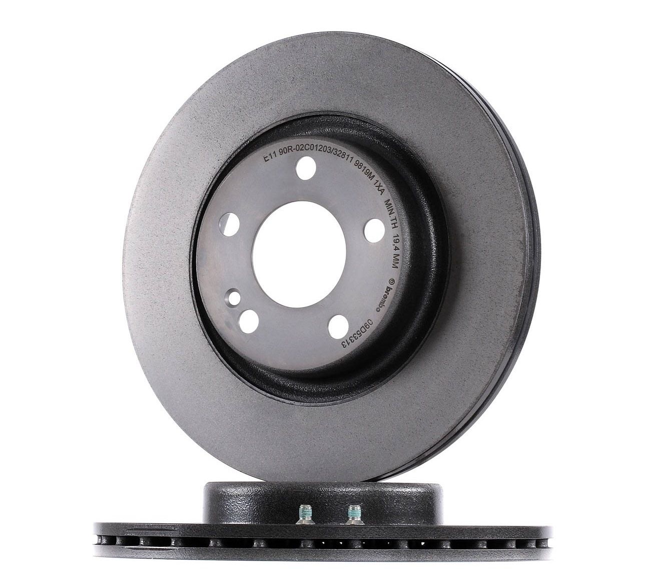 Įsigykite BREMBO Stabdžių diskas Prekės Nr.: 09.D533.13 už žemiausią 83,69 € kainą