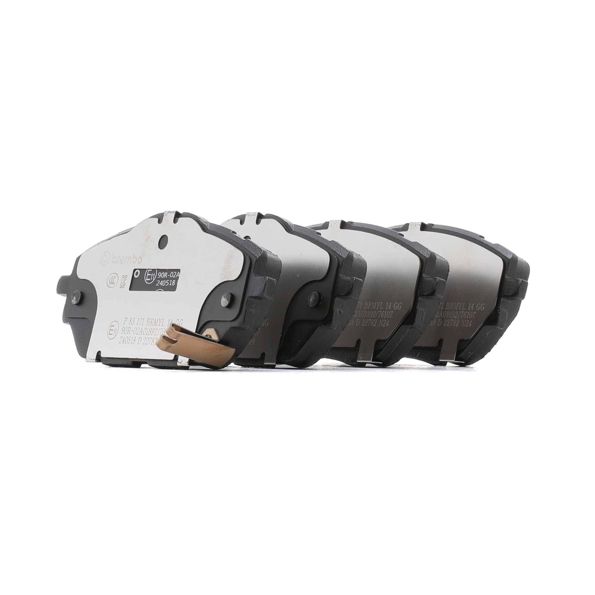 Osta BREMBO Jarrupalat, levyjarru Tuote No.: P 83 171 edullisesti hintaan 64,52 €