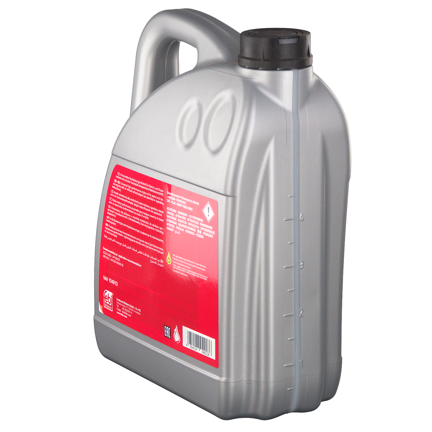 Įsigykite FEBI BILSTEIN Variklio alyva Prekės Nr.: 104913 už žemiausią 36,91 € kainą