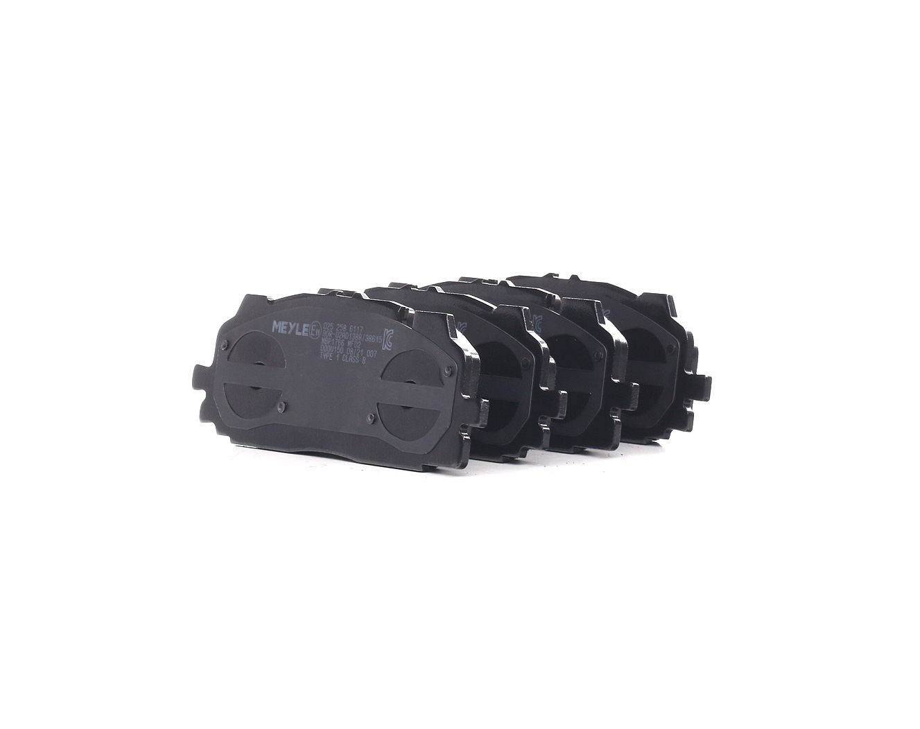 Ostke MEYLE Piduriklotsid Toode nr.: 025 258 6117 madala hinnaga 65,61 €
