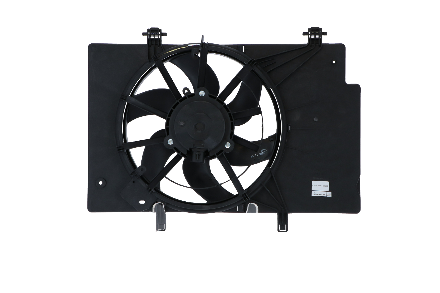 Ford Fiesta Mk6 Saloon 2012 Cooling fan assembly NRF OEM 1525897, 1541278, 1557573