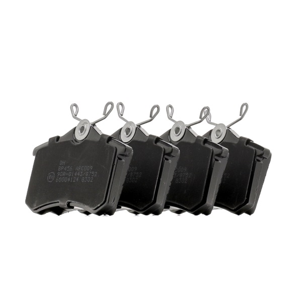 Įsigykite nebrangią originalią Stabdžių kaladėlės BP456. sulyginama su L8E0698451A OEM numeriais internetu