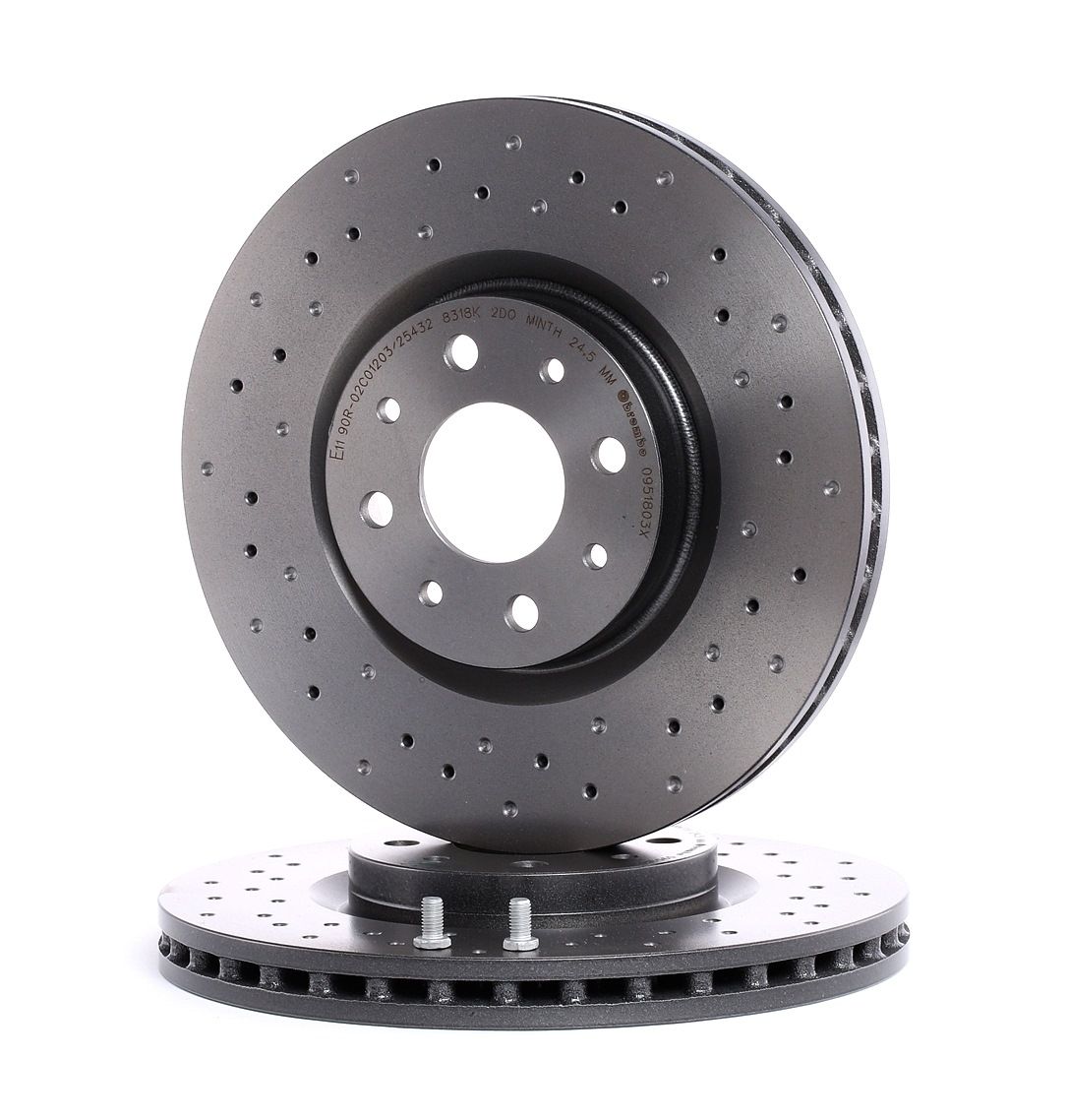 Cumpărați Disc de frână de la BREMBO Număr produs: 09.5180.3X la prețul de doar 448,64 lei