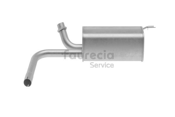 OEM Auspuff-Endtopf Fiat Scudo Kastenwagen 2008 173053, 9661844980, 173055 Faurecia