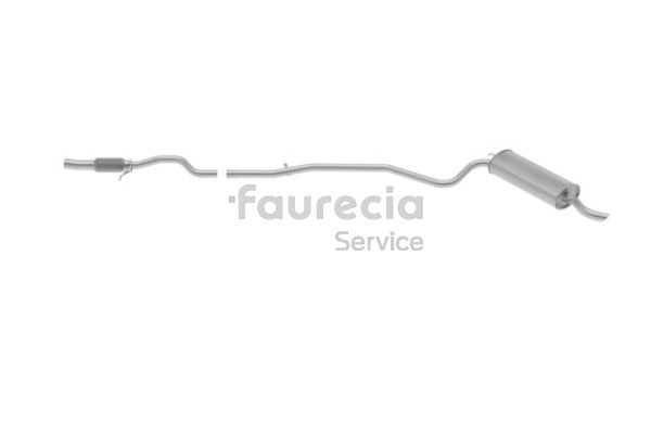 Köp billiga original Bakre ljuddämpare FS25587 jämförbara med 73500853 OEM nummer på nätet