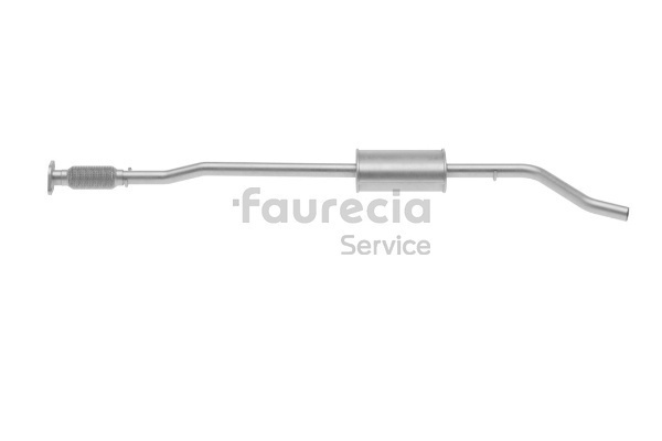 OEM Srednji glusnik (izpusni lonec) FIAT 1.2 16V 80 KM Bencin 55187485 iz Faurecia prek spleta po odličnih cenah