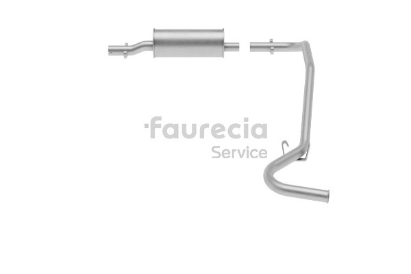 OEM Einddemper PEUGEOT 1.9 D 69 PK Diesel 1717H3 van Faurecia online aan verbazingwekkende prijzen