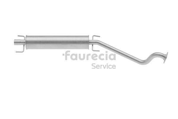 VAUXHALL 1.6 16V (F08, F48) 101 HP Petrol Middle silencer OEM 24415152 from Faurecia online zu günstigen Preisen