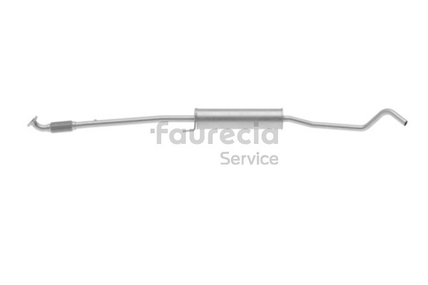 OPEL 1.0 (F08, F68) 58 HV Bensiini Keskiäänenvaimentaja OEM 5852128 Faurecia netistä edulliseen hintaan