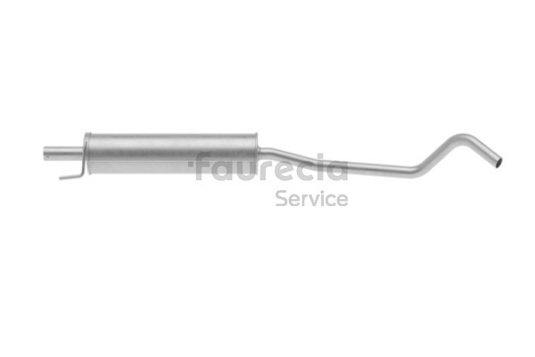 OEM Uitlaat middendemper OPEL 1.0 (F08, F68) 58 PK Benzine 5852128 van Faurecia online aan verbazingwekkende prijzen