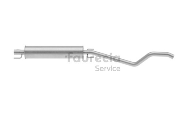 OEM Forreste lyddæmper VAUXHALL Astravan Mk5 (H) (A04) 2024 13115644, 13115645, 13244455 Faurecia