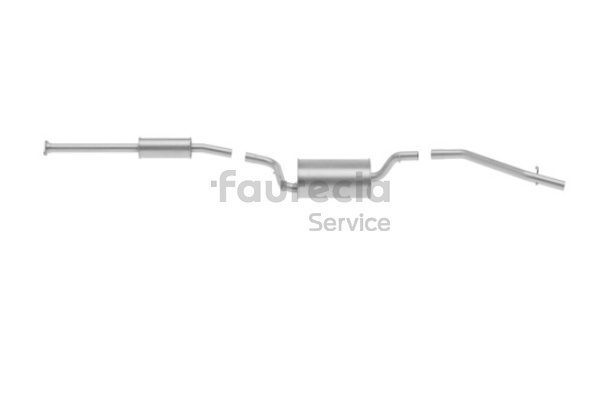 Köp Faurecia Bakre ljuddämpare Produktnummer: FS47307 till det förmånliga priset av 2325,88 kr