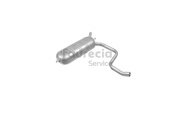 Köp billiga original Bakre ljuddämpare FS50065 jämförbara med 1244902521 OEM nummer på nätet