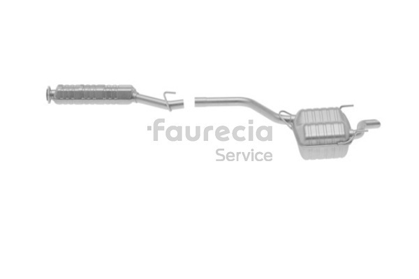 Köp Faurecia Bakre ljuddämpare Produktnummer: FS50092 till det förmånliga priset av 3683,90 kr