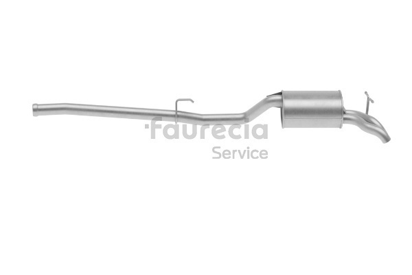 Köp billiga original Bakre ljuddämpare FS50266 jämförbara med 2104903821 OEM nummer på nätet