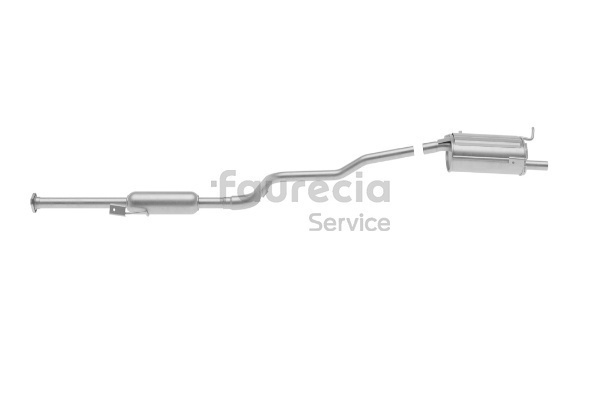 Vásároljon Faurecia Hátsó hangtompító alkatrészt, termékkód: FS67062 alacsony áron: 67355,00 Ft