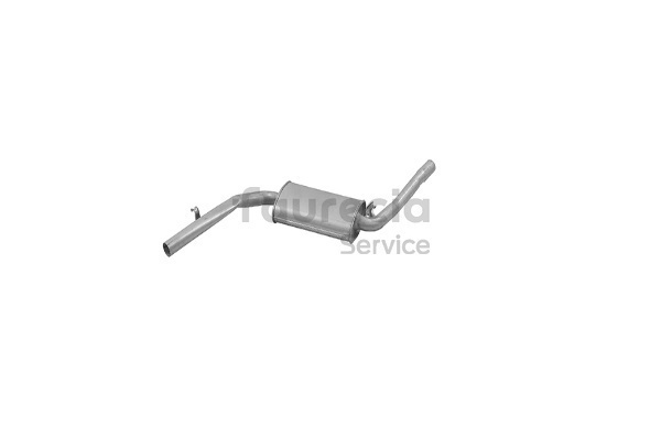 OEM Mellan ljuddämpare VW Passat B2 Hatchback (32B) 1987 321253409A, 323253409A, 321253209E Faurecia