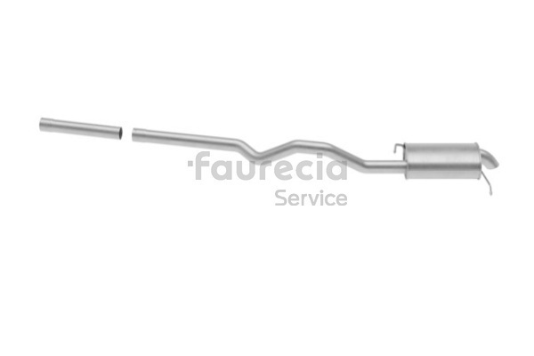 OEM Einddemper VW T6 Flatbed Vrachtwagen 2020 7E0253609, 7E0253609L, 7H0253609AJ Faurecia