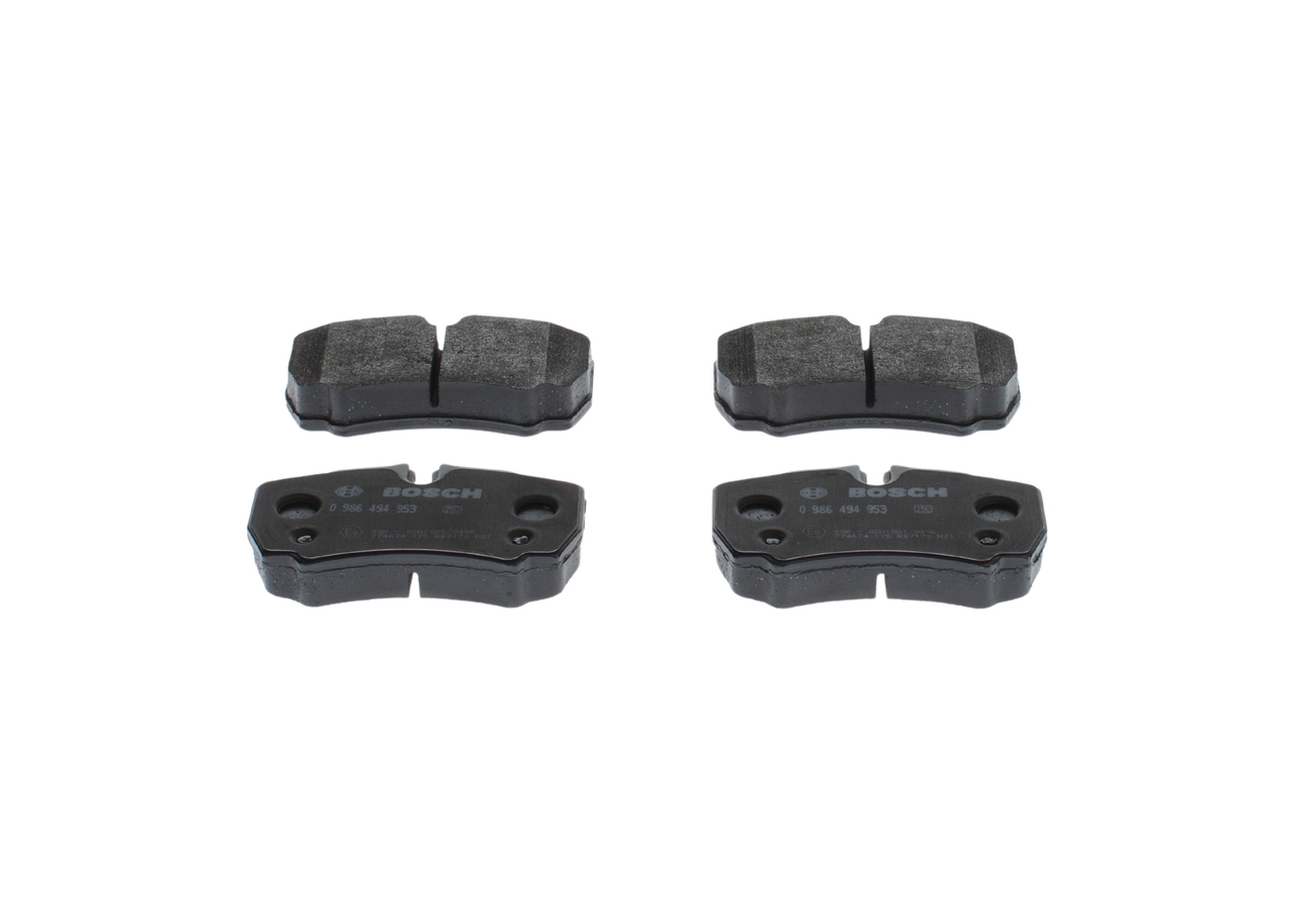 Įsigykite BOSCH Stabdžių kaladėlės Prekės Nr.: 0 986 494 953 už žemiausią 27,82 € kainą