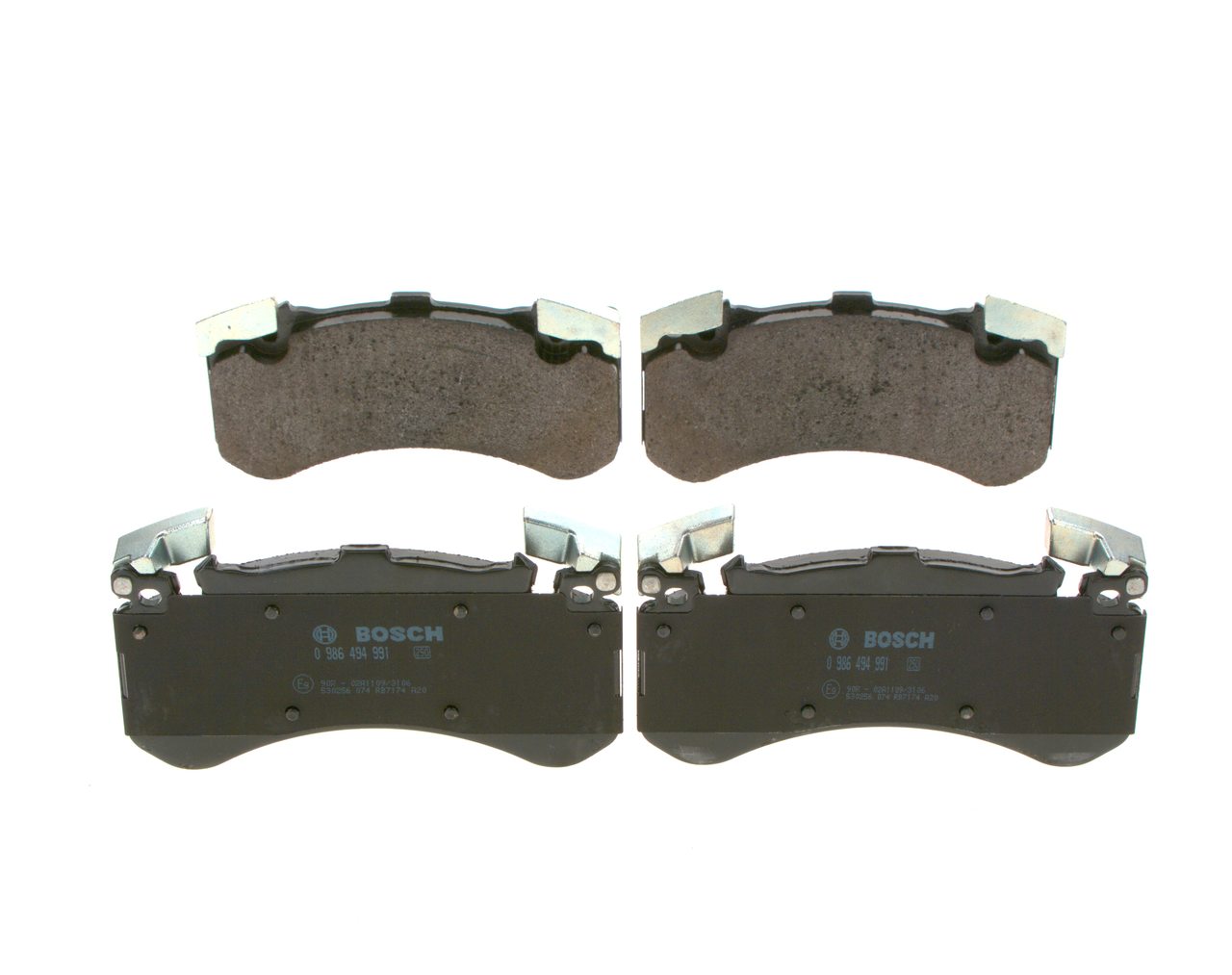 Köp billiga original Bromsbelägg 0 986 494 991 jämförbara med 4H0698151R OEM nummer på nätet