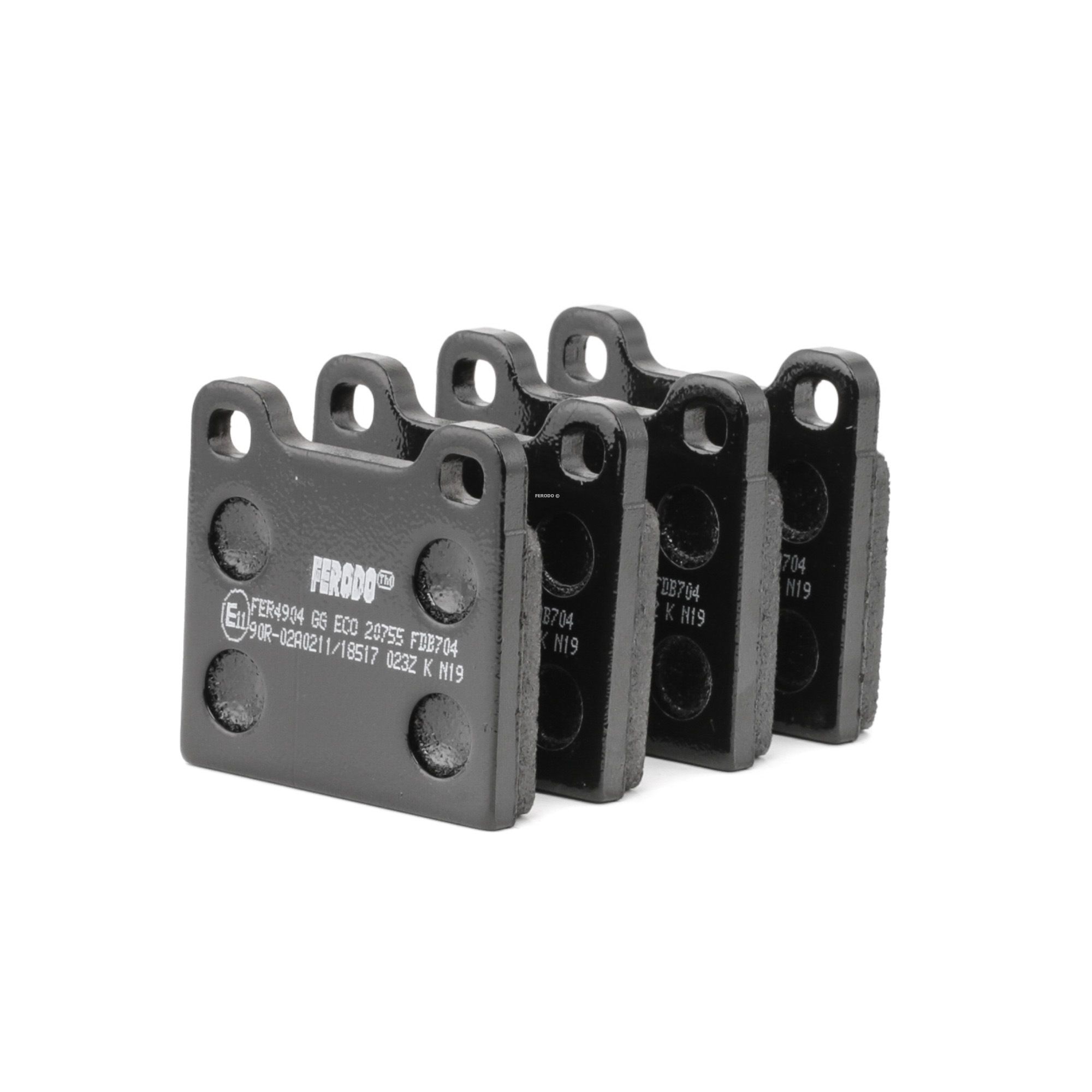 Acquista Kit pastiglie freni da FERODO Numero prodotto.: FDB704 al costo di soli 21,06 €
