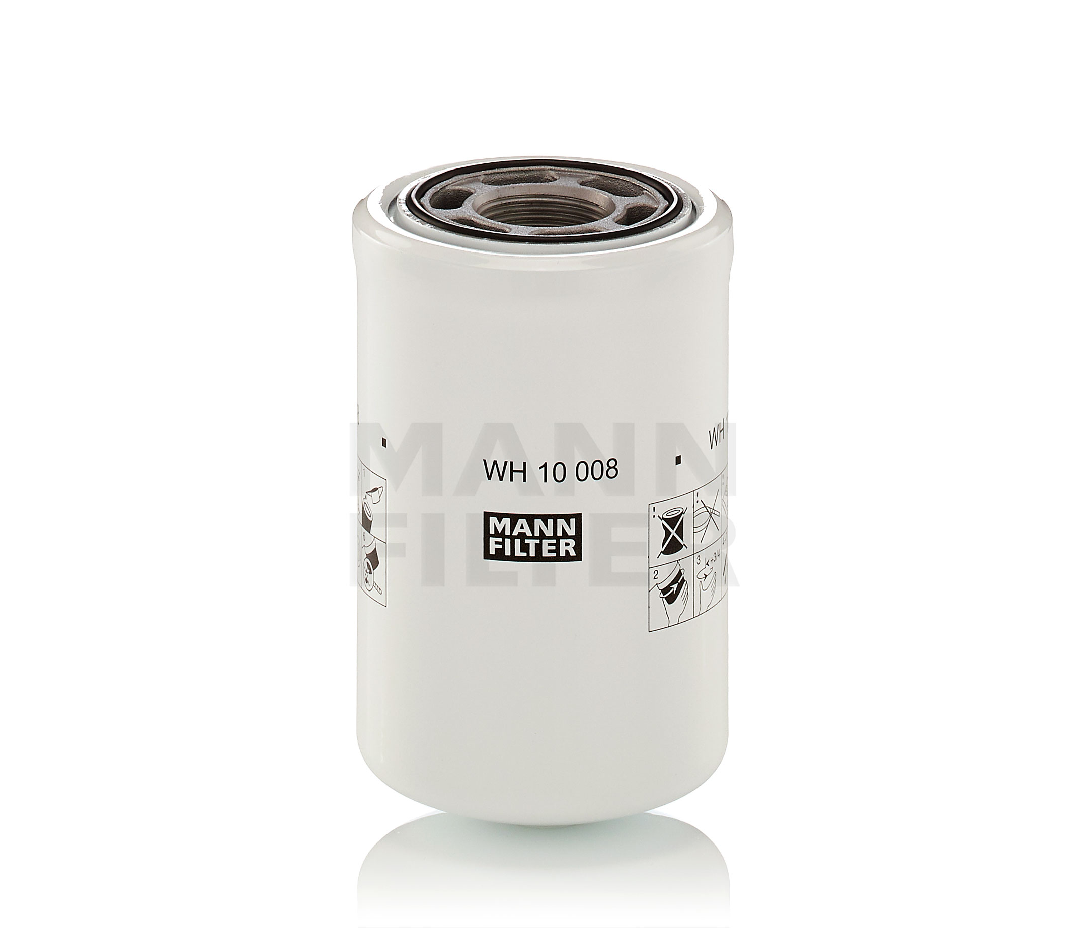Kjøp MANN-FILTER Filter, arbeidshydraulikk Product No .: WH 10 008 for den lave prisen av 533,16 kr