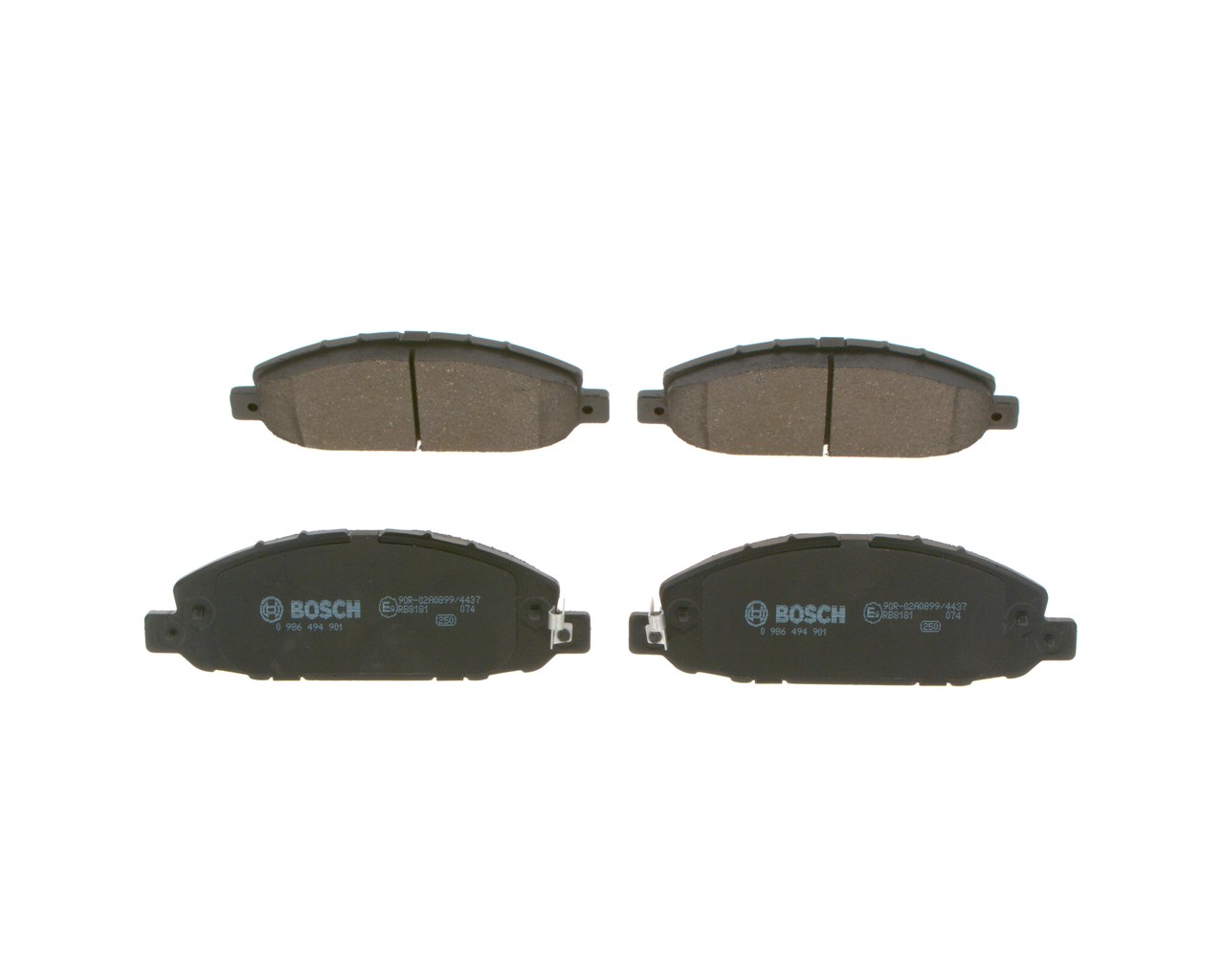 OE Bremsekloss NISSAN NV350 2024 41060VW085, 41060VW086, 41060VW0X5 fra BOSCH