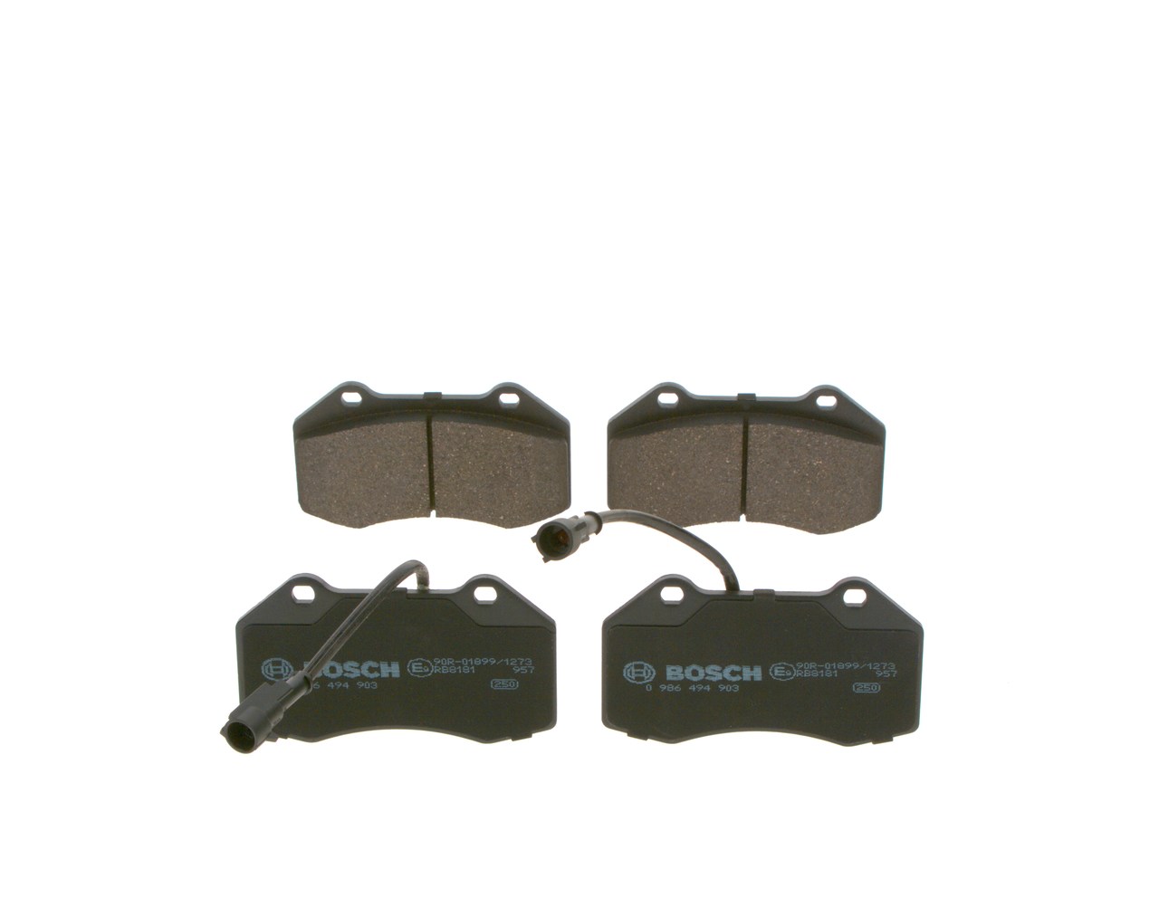Cumpărați online Plăcuțe de frână 0 986 494 903 original/ă și la un preț mic, compatibil/ă cu nr. OEM 77367517