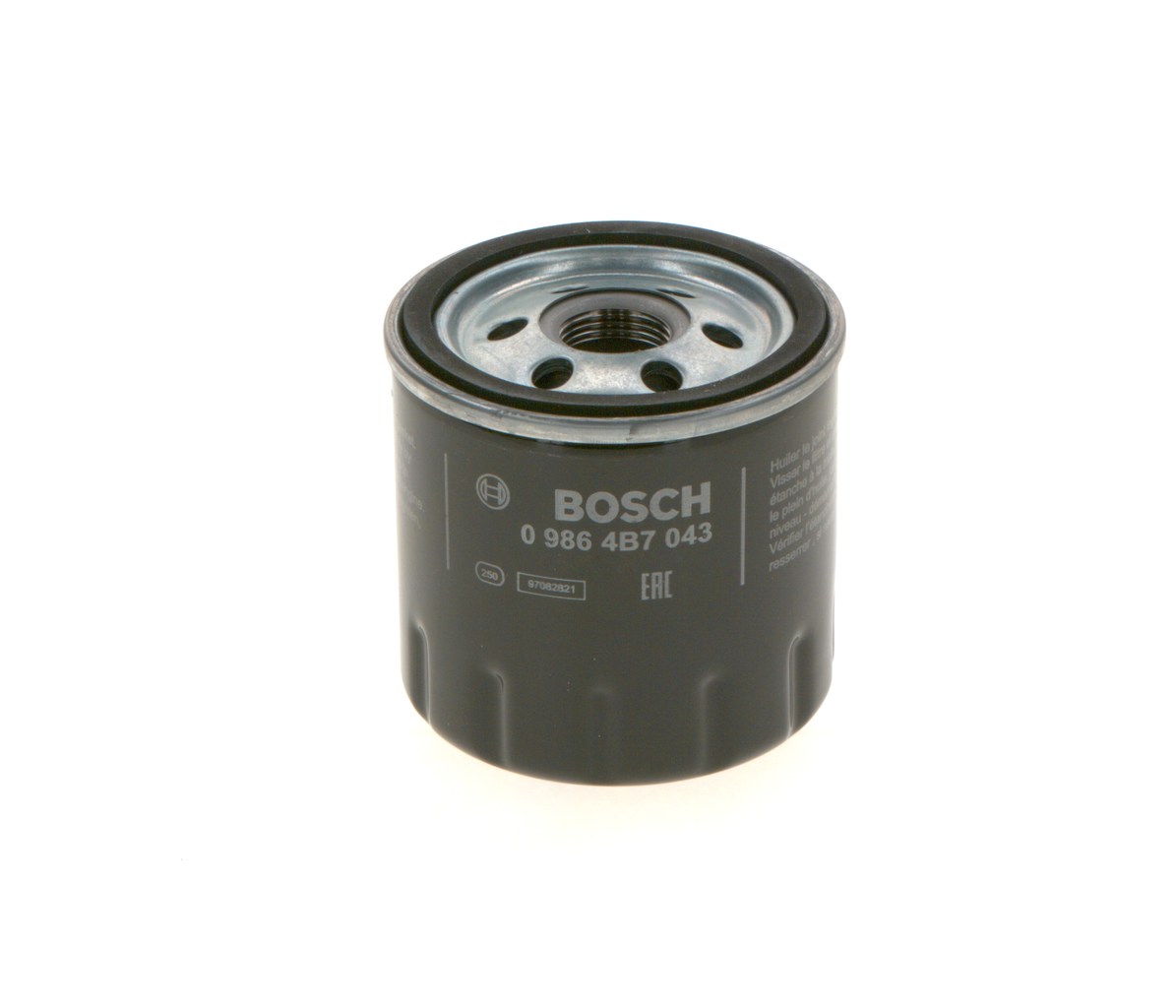 Köp BOSCH Oljefilter Produktnummer: 0 986 4B7 043 till det förmånliga priset av 190,20 kr