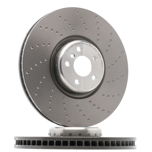 Köp billiga original Bromsskiva 09.D898.23 jämförbara med 34106887658 OEM nummer på nätet