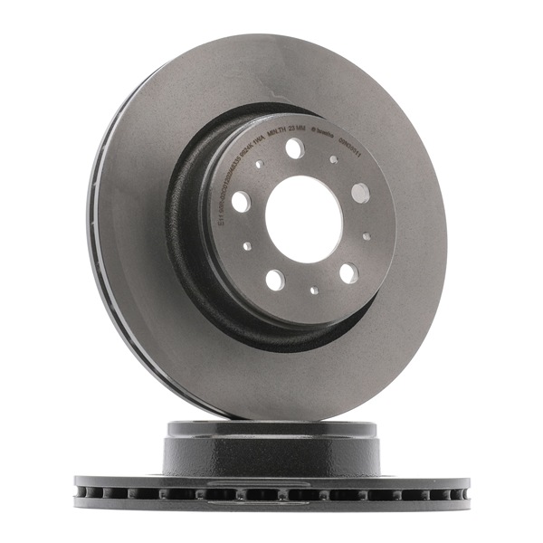TESLA Bremžu disks ar oriģinālu kvalitāti 1044611, 104461100D, 1025099 no BREMBO