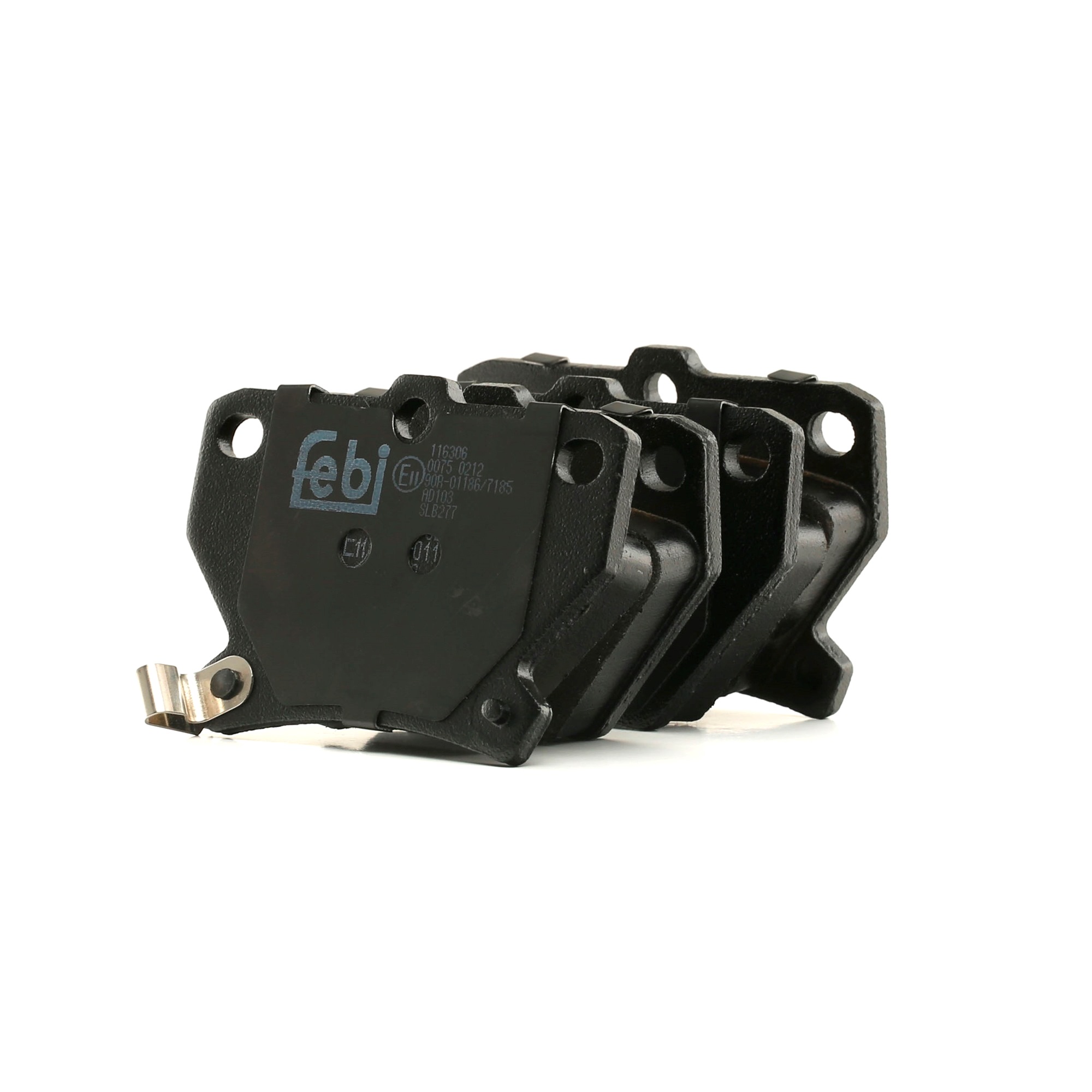 Įsigykite FEBI BILSTEIN Stabdžių kaladėlės Prekės Nr.: 116306 už žemiausią 18,55 € kainą