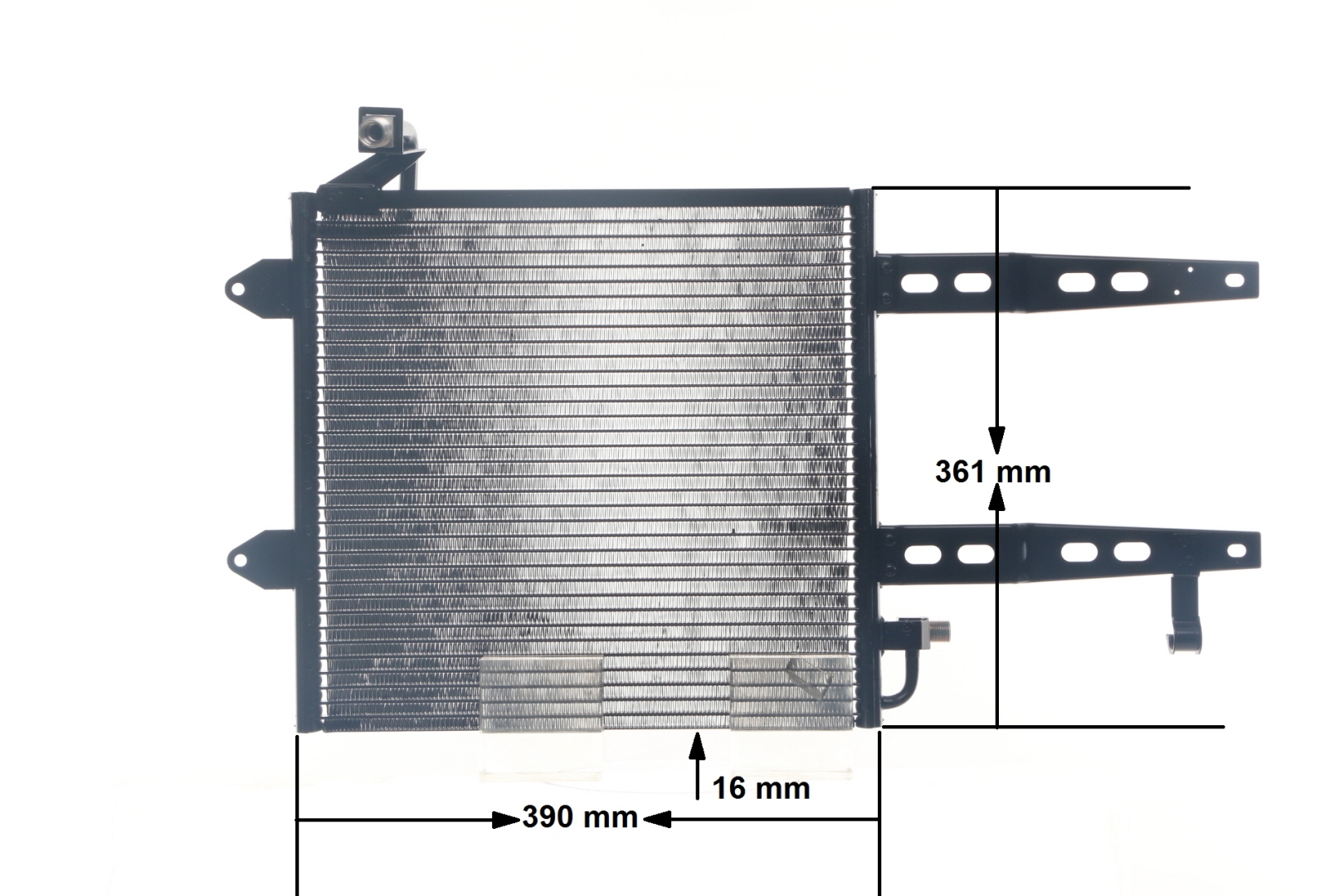 OE Kondenzator VW LUPO 1999 6N0820413, 6N0820413A, 6N0820413B od MAHLE ORIGINAL