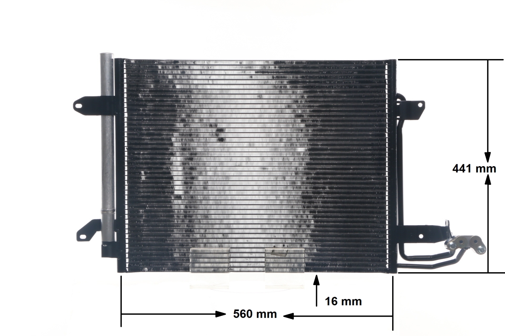 OEM AC kylare VW Caddy III MPV (6K9, 9E7, 9E9) 2006 1T0820411A, 1T0820411B, 1T0820411C MAHLE ORIGINAL
