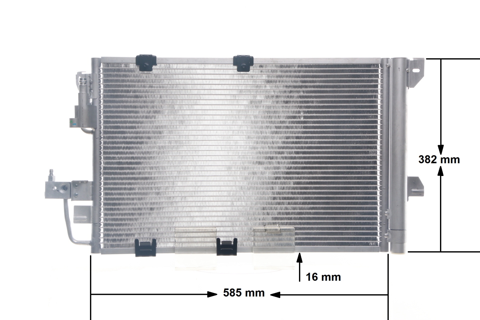 VAUXHALL 1.6 16V (F08, F48) 101 HP Petrol Air conditioning condenser OEM 13192901 from MAHLE ORIGINAL online zu günstigen Preisen