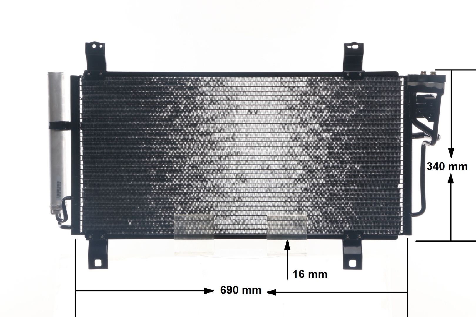 OEM Condensator climatizare MAZDA 6 Hatchback (GH) 2013 GS1D61480C, GS1D61480D, GSYD6148ZA MAHLE ORIGINAL