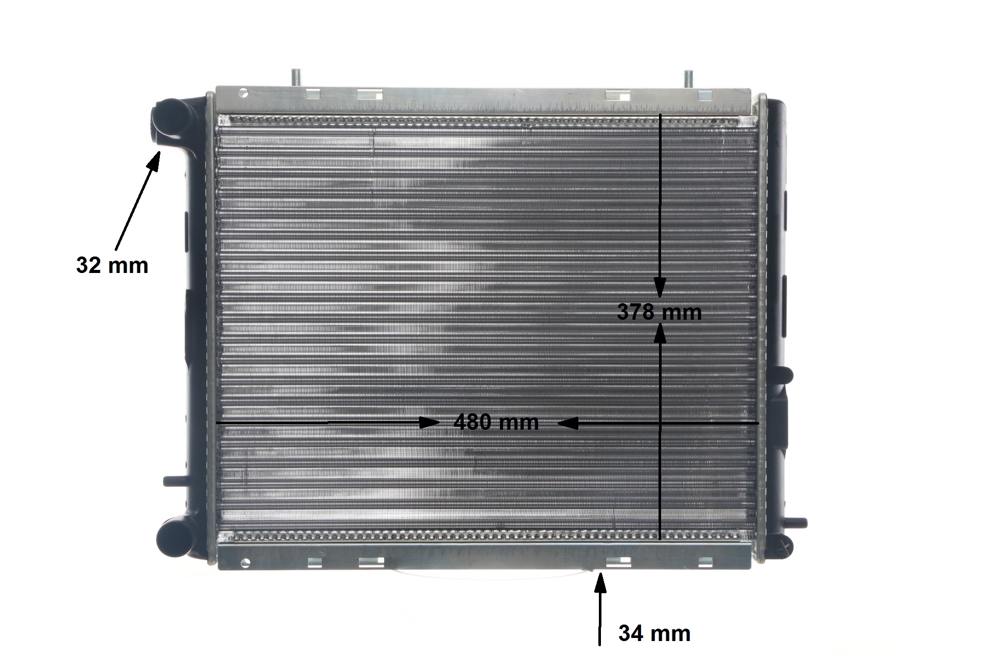 MAHLE ORIGINAL CR152000S radiateur moteur RENAULT 19 II Cabriolet 1.8 107 CH Essence
