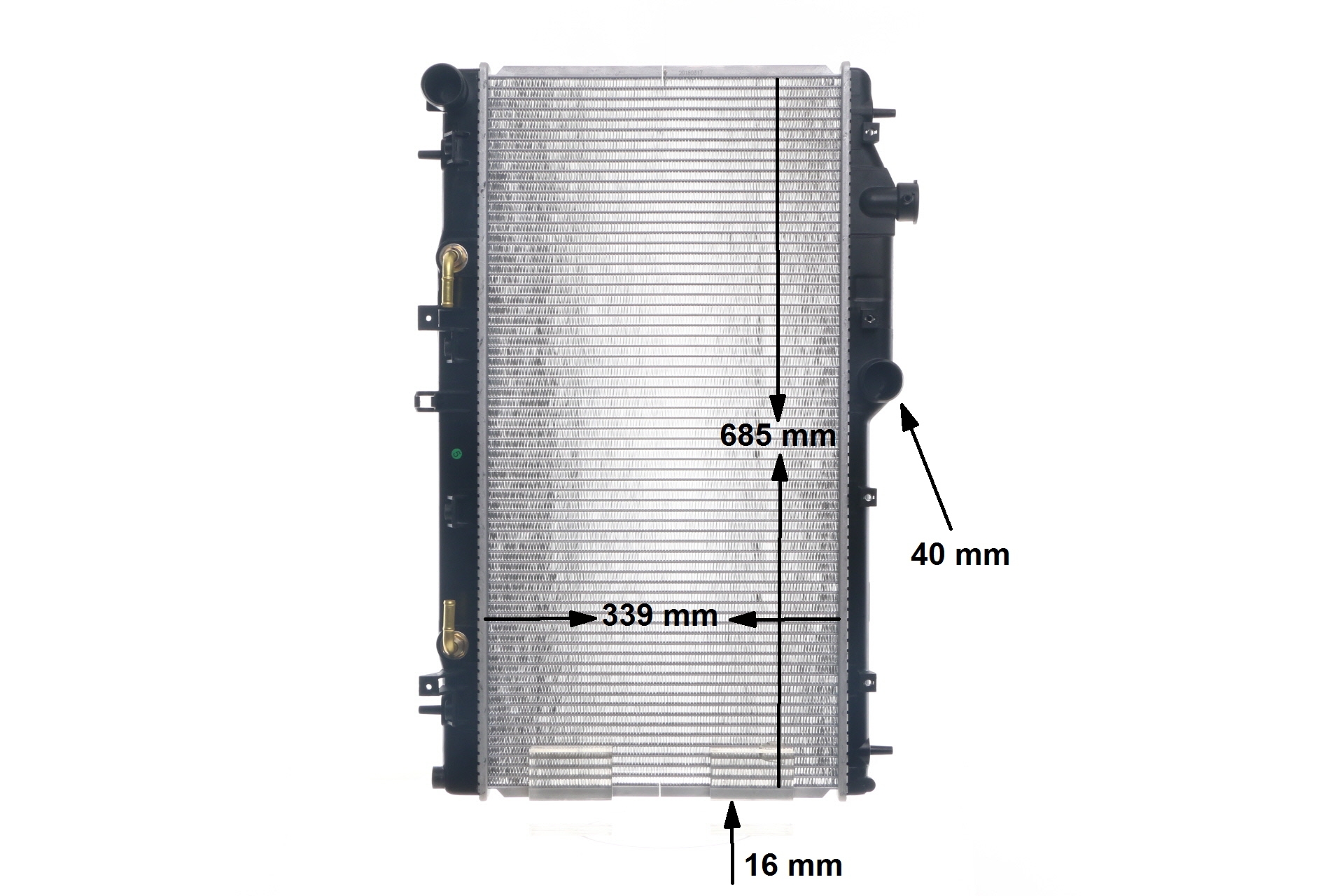 Įsigykite MAHLE ORIGINAL Radiatorius, variklio aušinimas Prekės Nr.: CR 1573 000S už žemiausią 139,71 € kainą