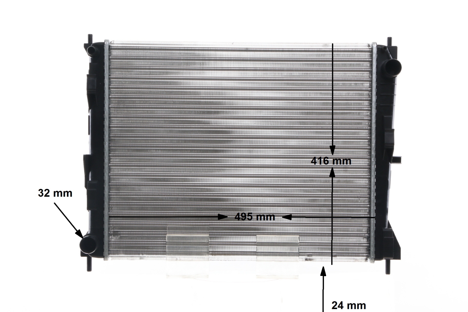 Įsigykite MAHLE ORIGINAL Radiatorius, variklio aušinimas Prekės Nr.: CR 1691 000S už žemiausią 96,55 € kainą