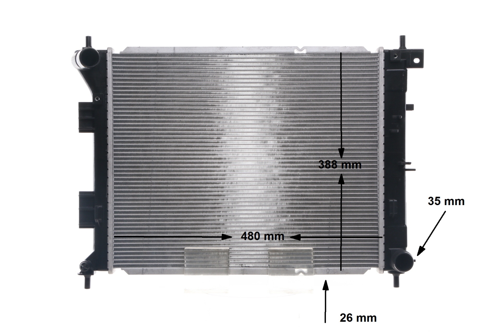 Kupuj MAHLE ORIGINAL Chłodnica, układ chłodzenia silnika Produkt No.: CR 1693 000S w niskiej cenie, tylko 566,50 zł