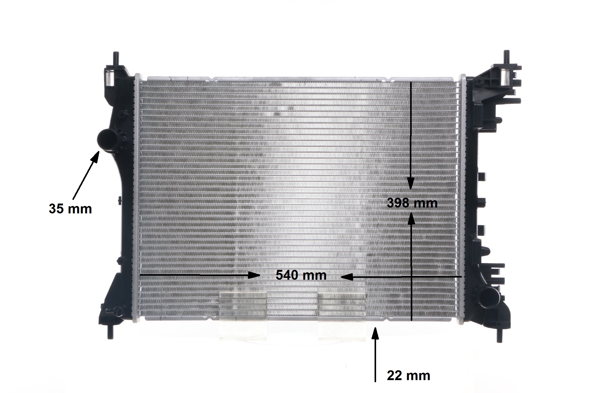 OEM Radiator racire motor VAUXHALL Combo Mk3 (D) Van / Break (X12) 2015 1300330, 1300347, 50512102 MAHLE ORIGINAL