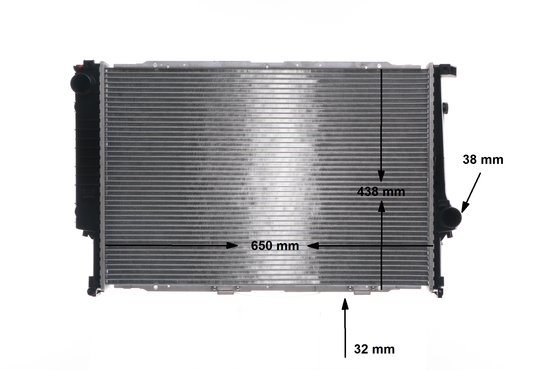 Köp billiga original Kylare CR 287 000S jämförbara med 17111723637 OEM nummer på nätet